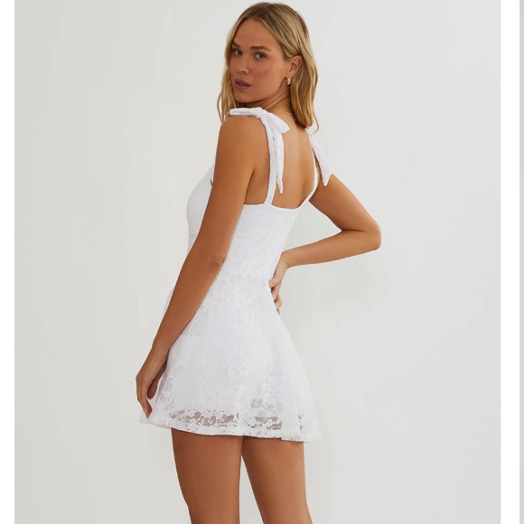 Beach Riot White Lace Mini Dress - Picture 2 of 4